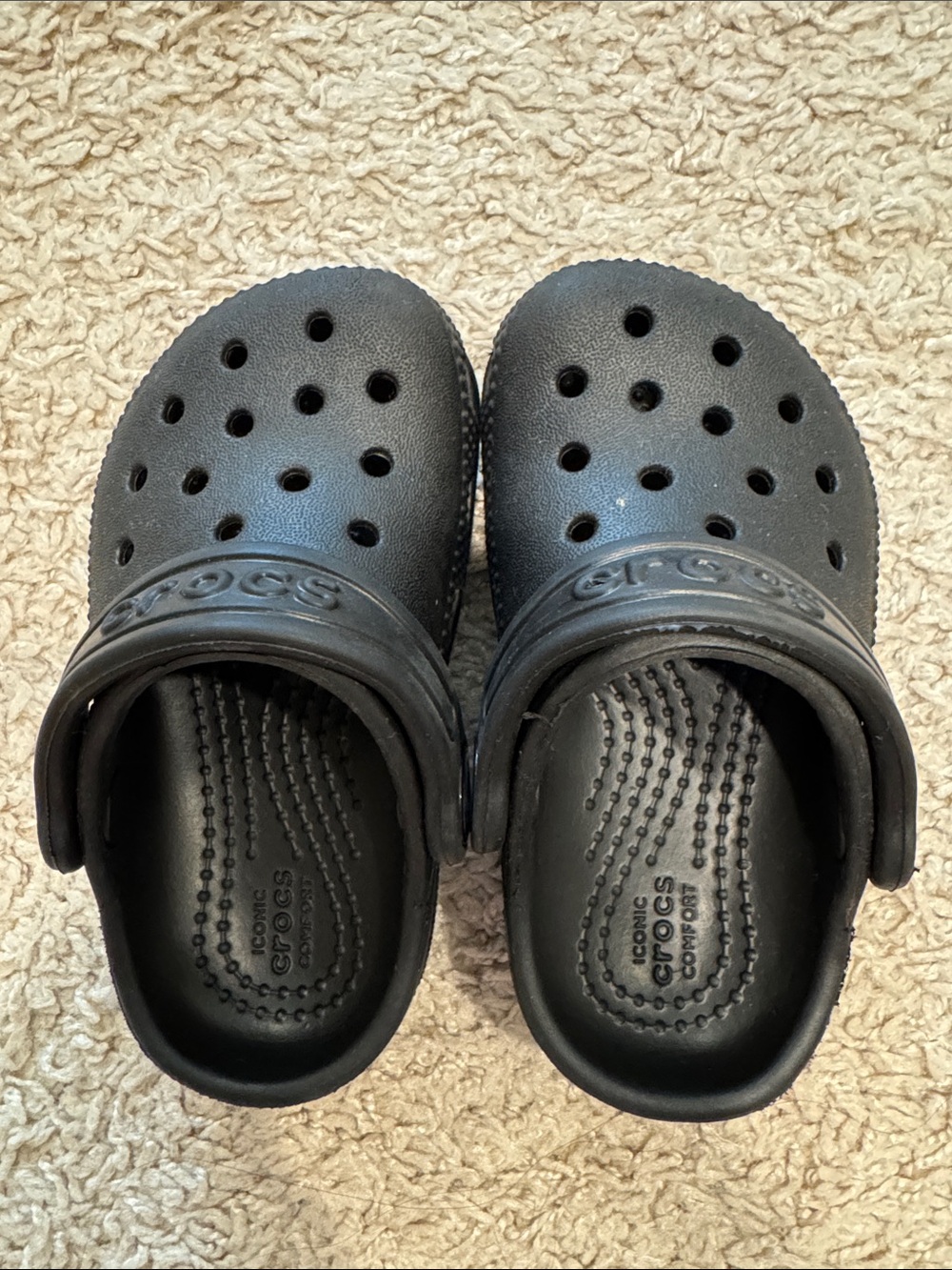 CROCS Kids Classic Clog - Black Size C5